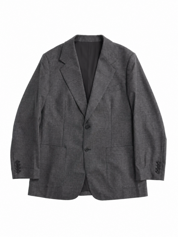 Heathered Charcoal Grey Relaxed Blazer