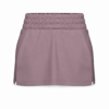 Dusty Purple Smocked Waist A-Line Mini Skirt